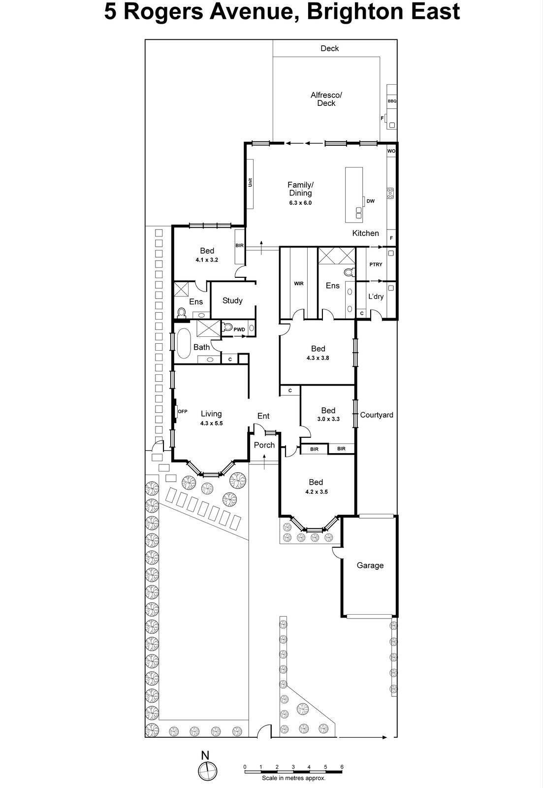 5 Rogers Avenue, Brighton East VIC 3187 - Floorplan
