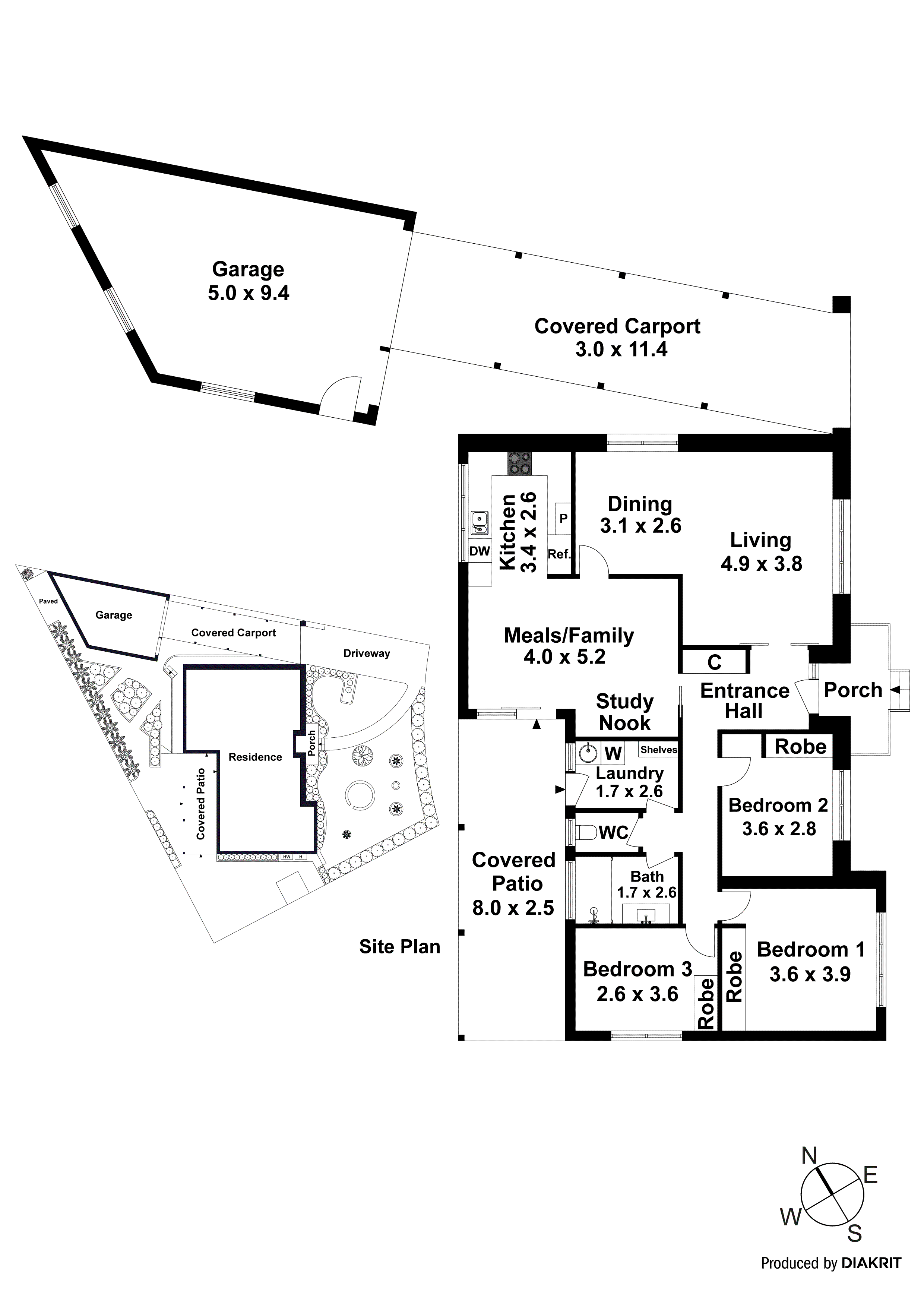 5 Rosewood Court, Mulgrave VIC 3170 - Floorplan