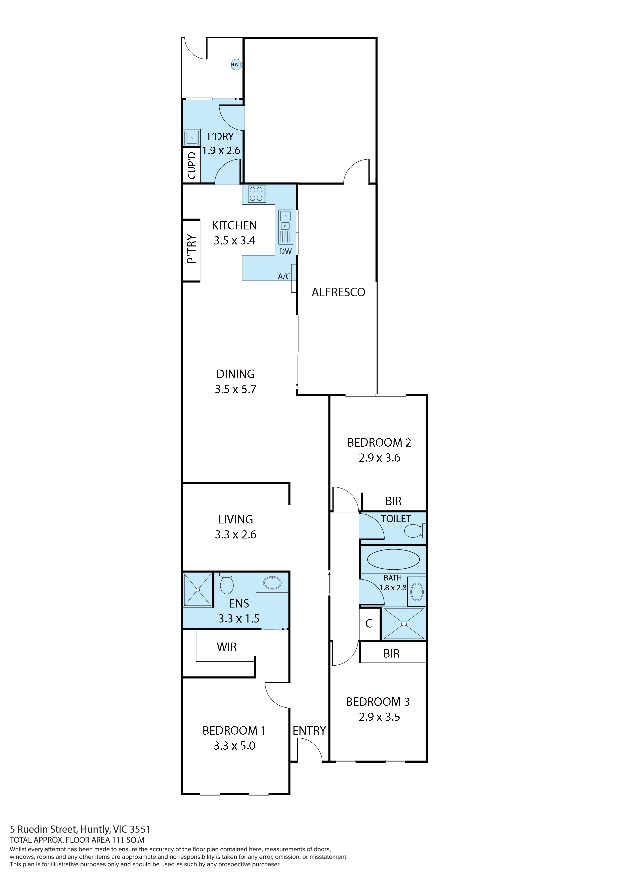 5 Ruedin Street Huntly Vic 3551