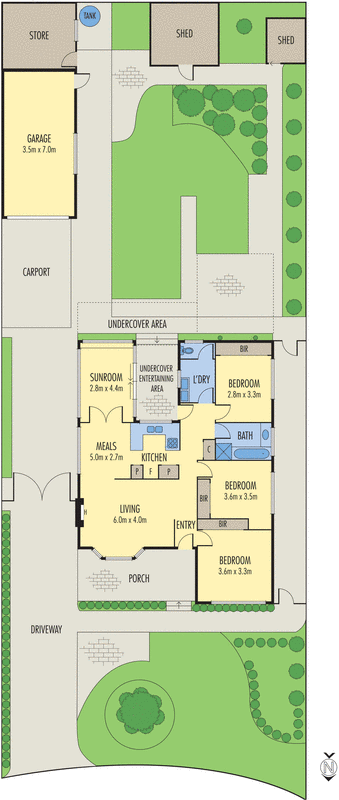 5 Sally Court, Newcomb VIC 3219 - Floorplan