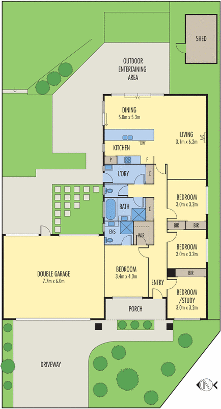 5 Sanja Court, Grovedale VIC 3216 - Floorplan