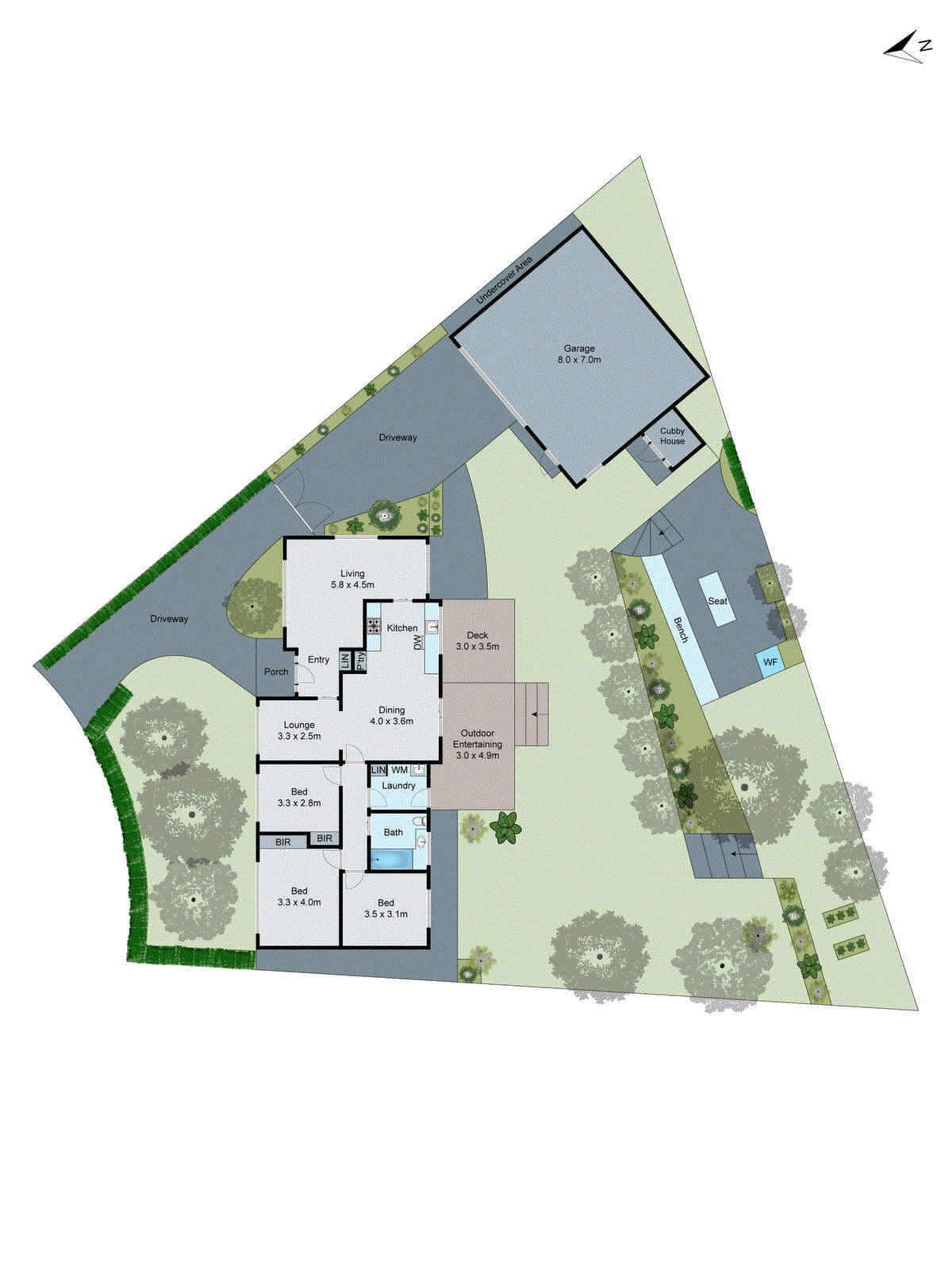 5 Serica Court, Grovedale VIC 3216 - Floorplan
