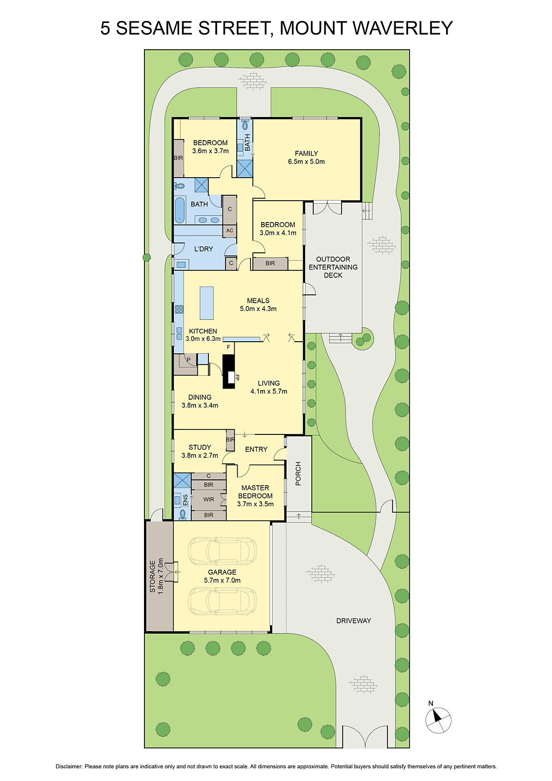 5 Sesame Street, Mount Waverley VIC 3149 - Floorplan