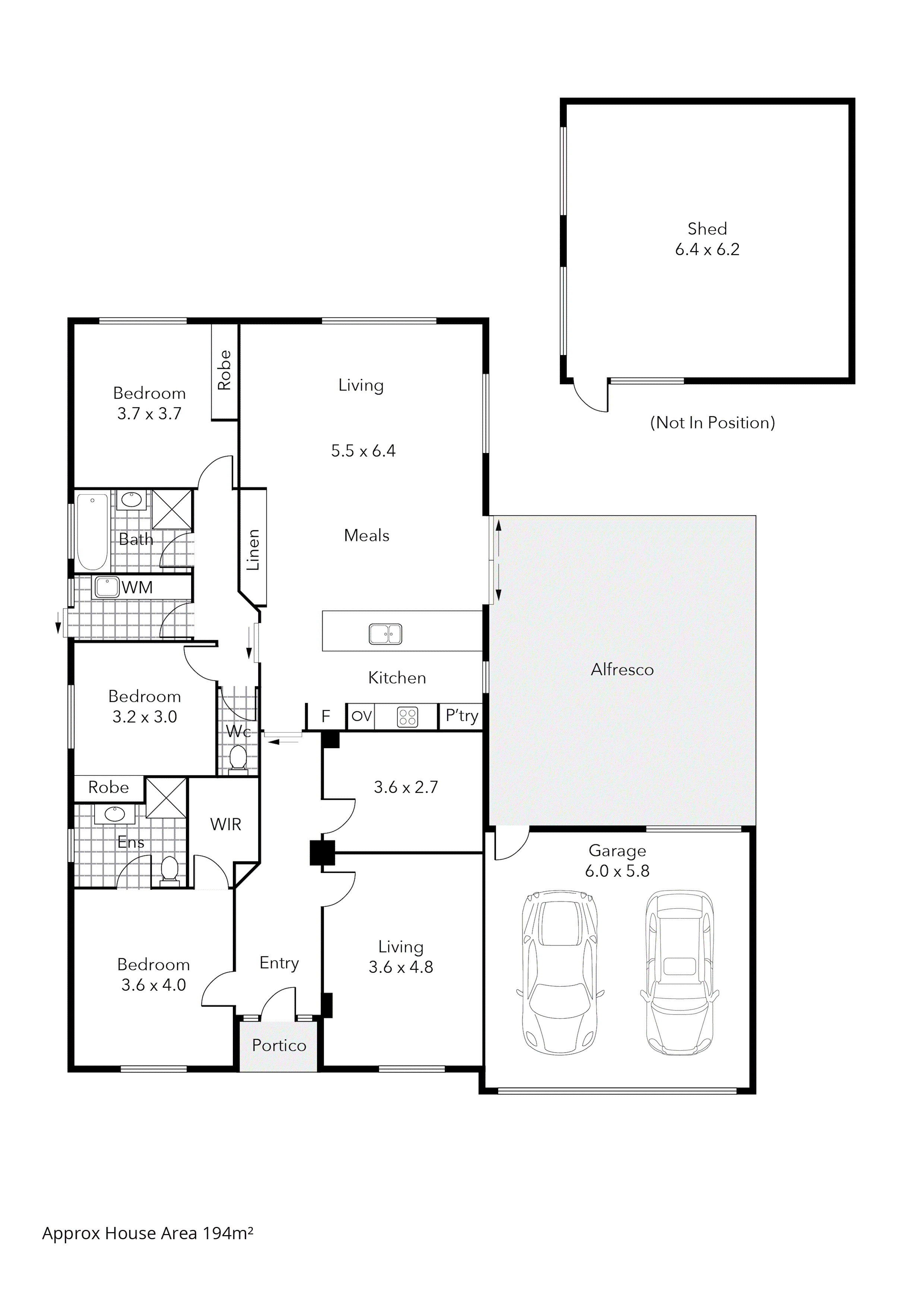 5 Shaftesbury Avenue, Delacombe VIC 3356 - Floorplan