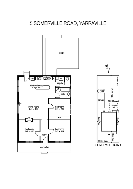5 Somerville Road, YARRAVILLE VIC 3013 - Floorplan