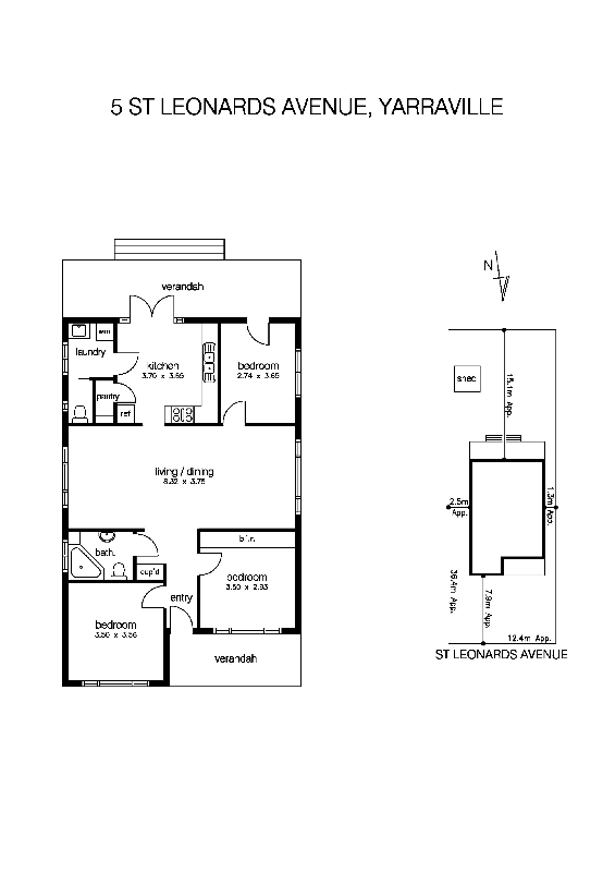 5 St Leonards Avenue, YARRAVILLE VIC 3013 - Floorplan