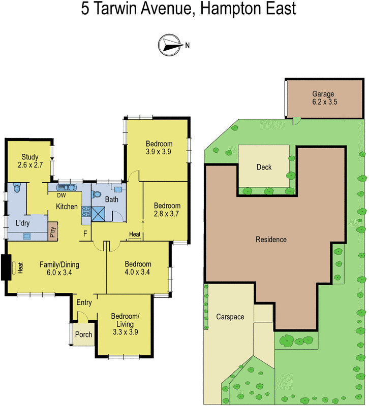 5 Tarwin Avenue, Hampton East VIC 3188 - Floorplan
