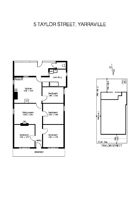 5 Taylor Street, YARRAVILLE VIC 3013 - Floorplan