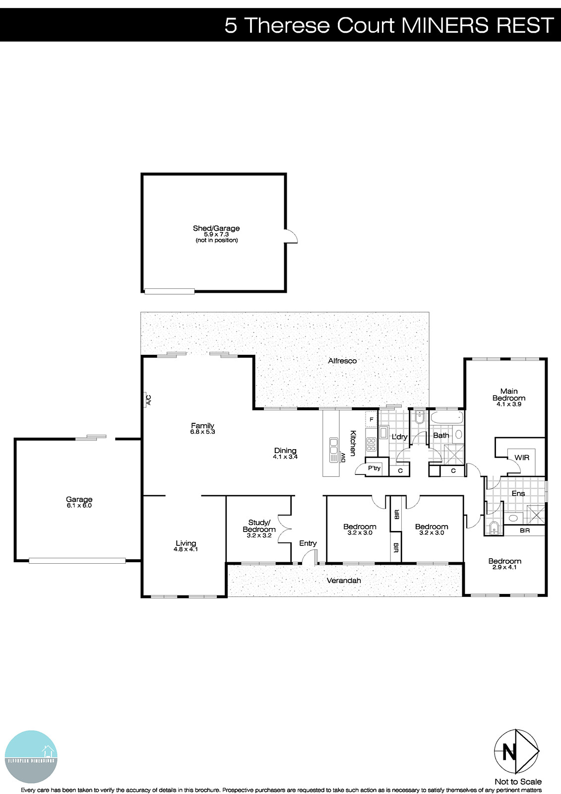 5 Therese Court, Miners Rest VIC 3352 - Floorplan