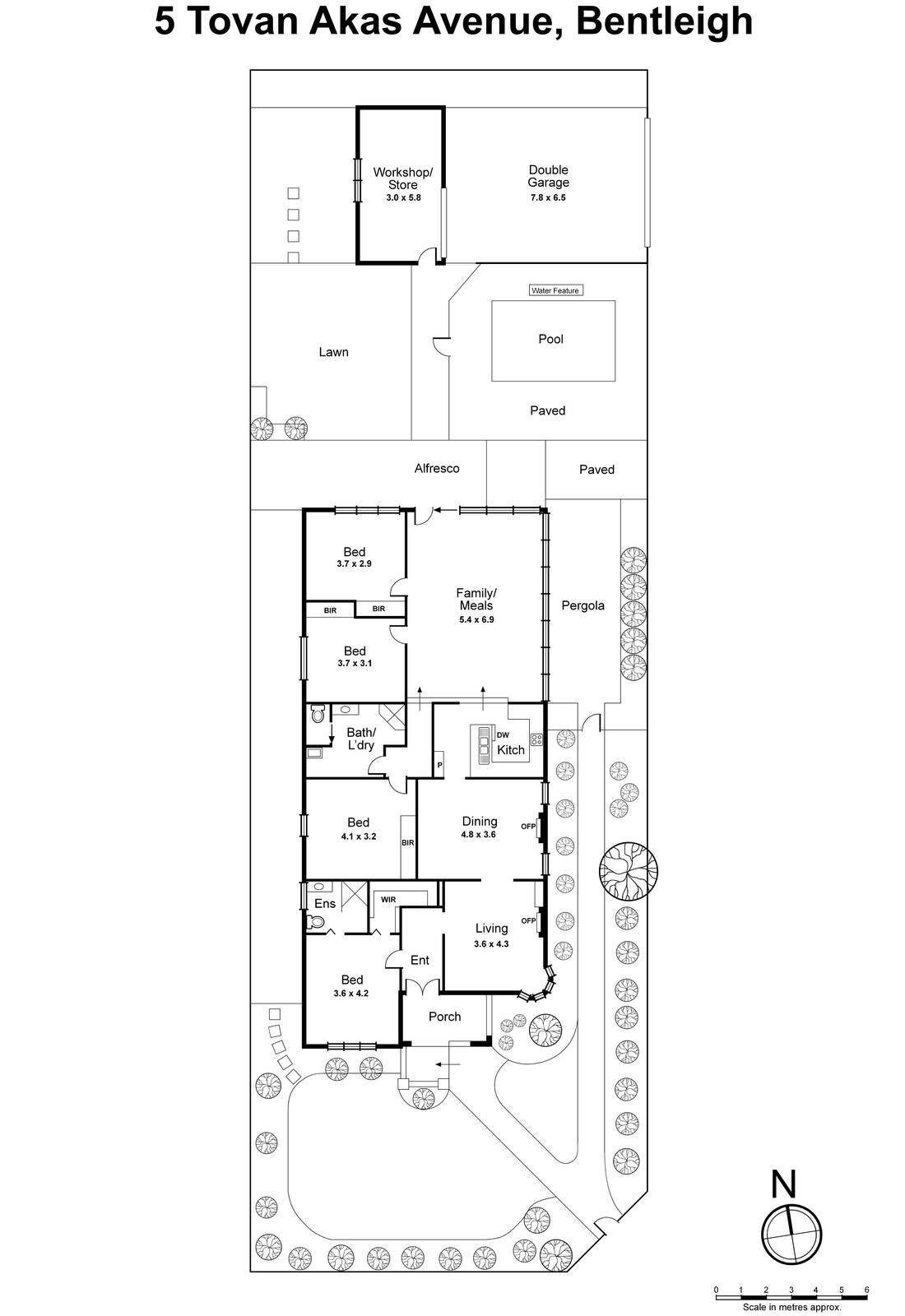 5 Tovan Akas Avenue, Bentleigh VIC 3204 - Floorplan