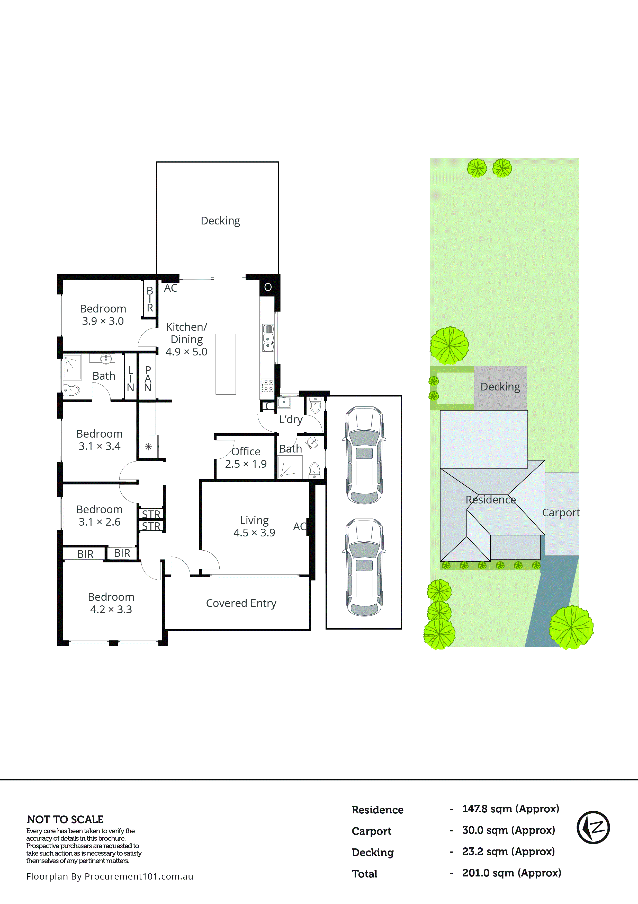 5 Upwey Avenue, Springvale VIC 3171 - Floorplan