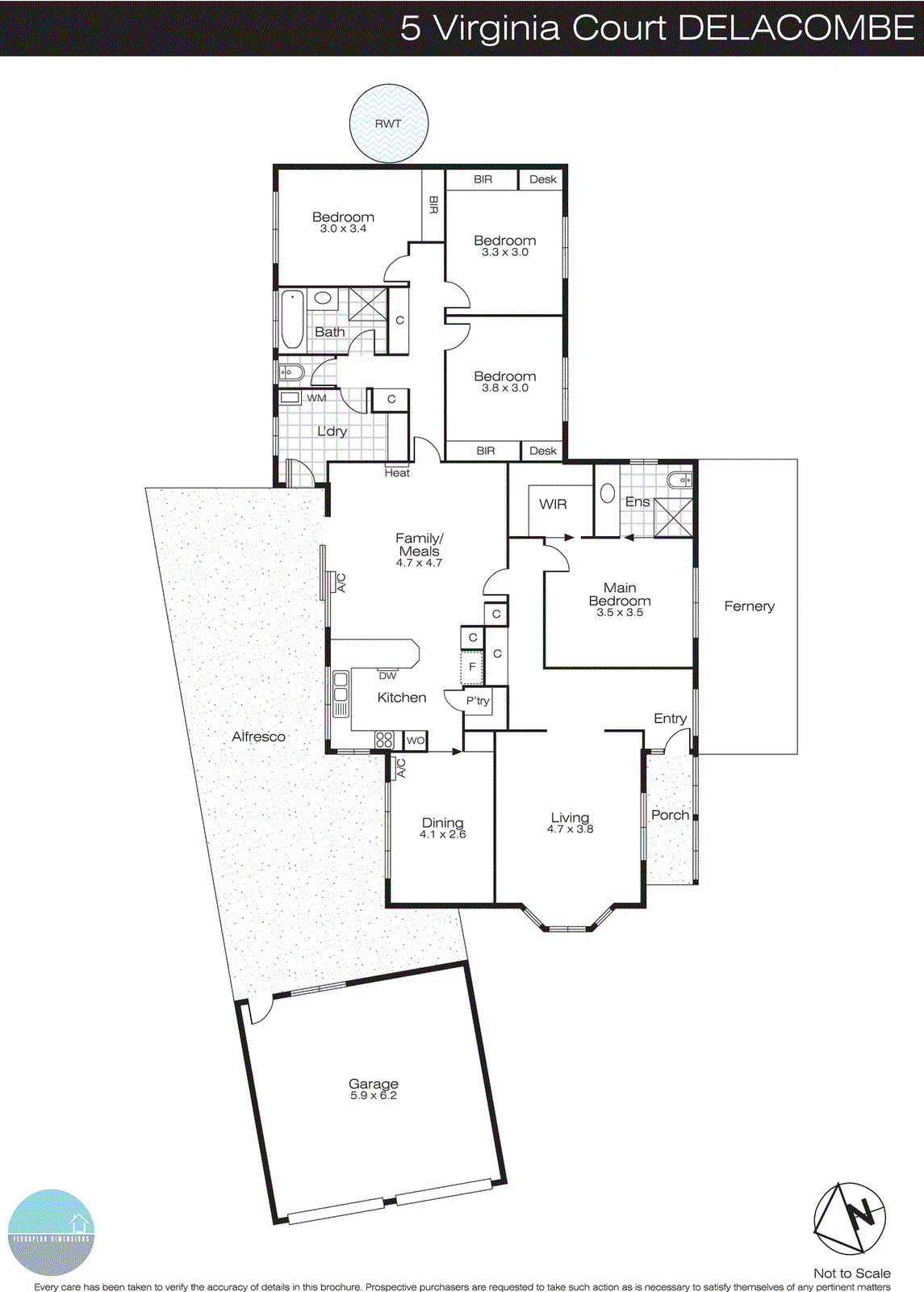 5 Virginia Court, Delacombe VIC 3356 - Floorplan