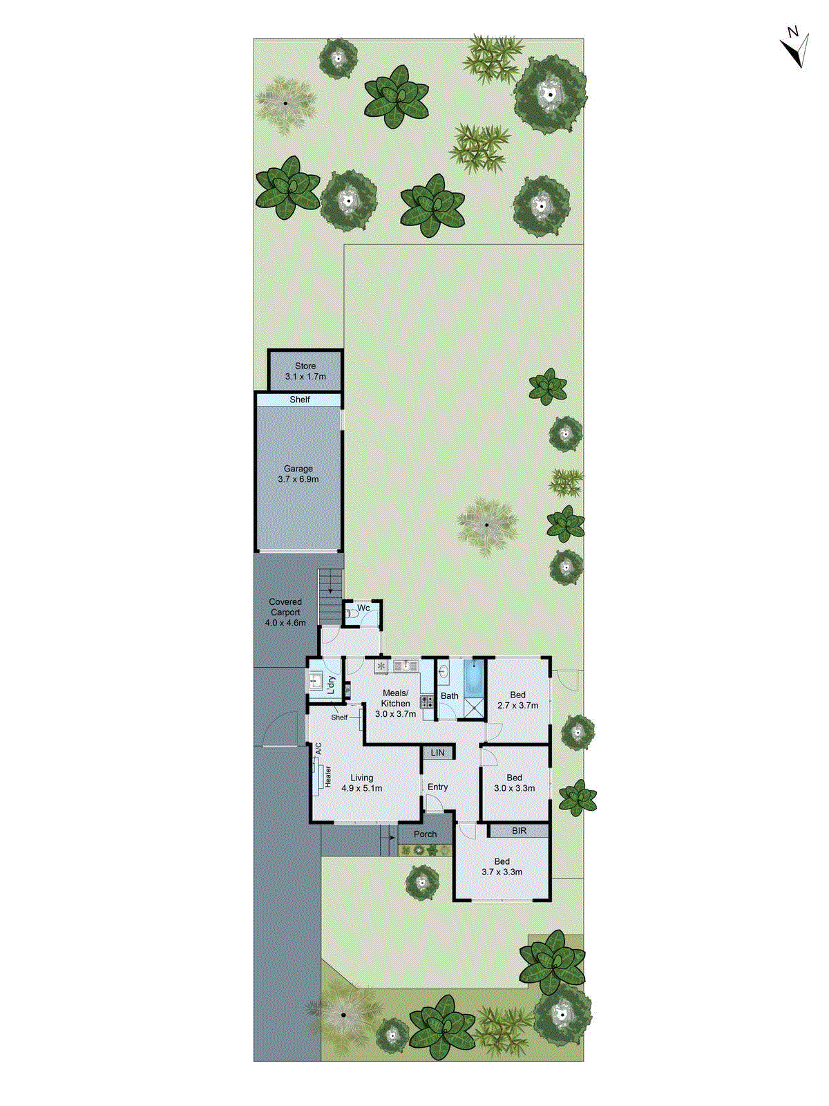 5 Weeroona Avenue, Hamlyn Heights VIC 3215 - Floorplan