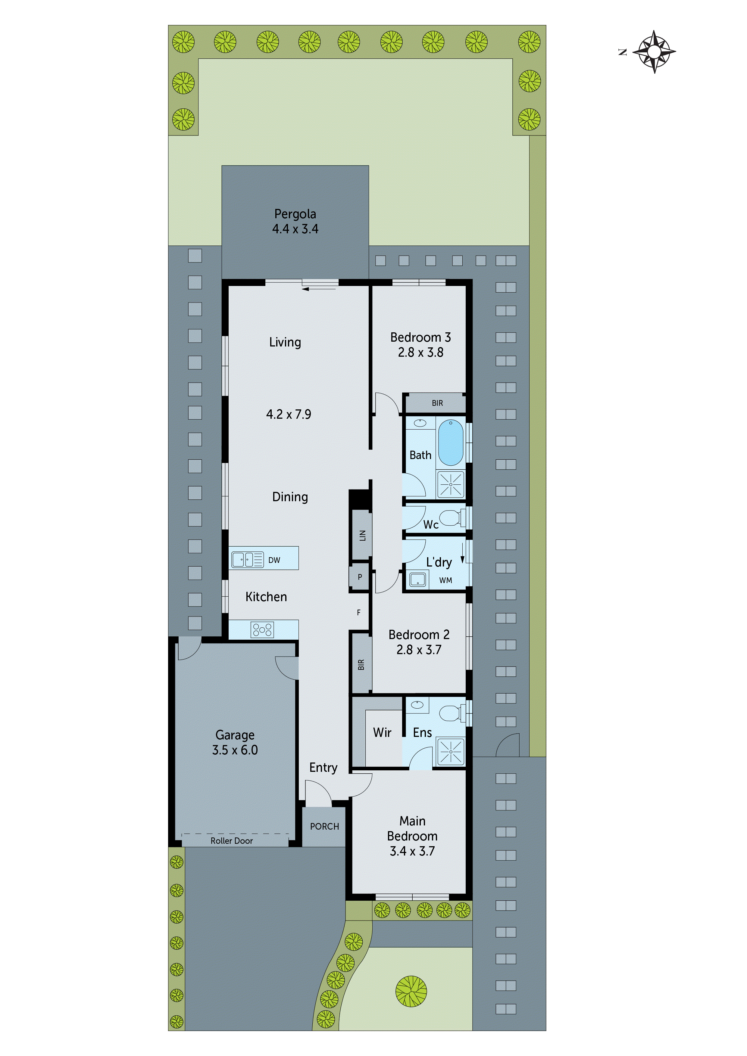 5 Yosemite Avenue, Curlewis VIC 3222 - Floorplan
