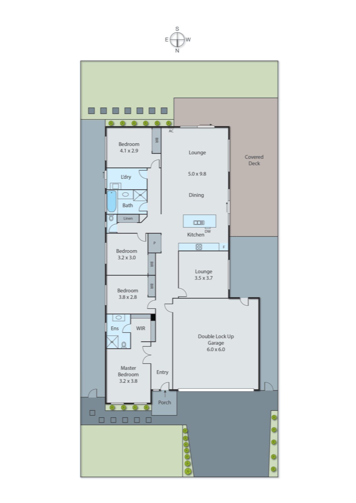 50 Clarendon Drive, Keysborough VIC 3173 - Floorplan
