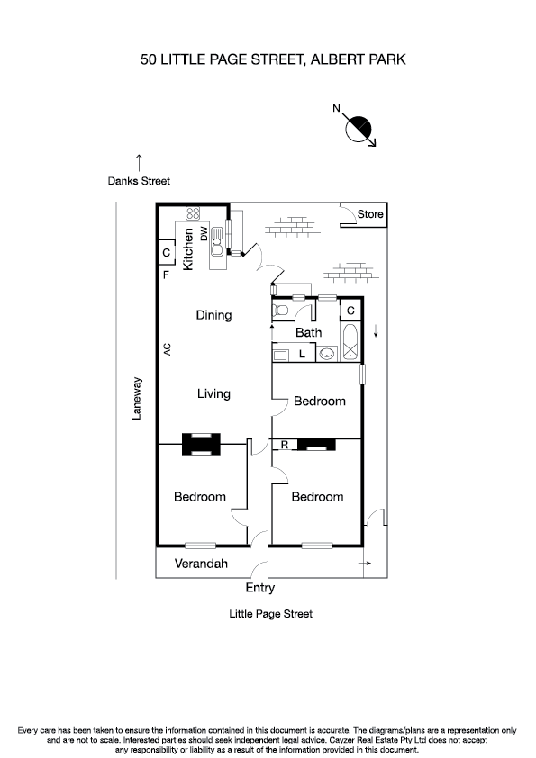 50 Little Page Street, ALBERT PARK VIC 3206 - Floorplan