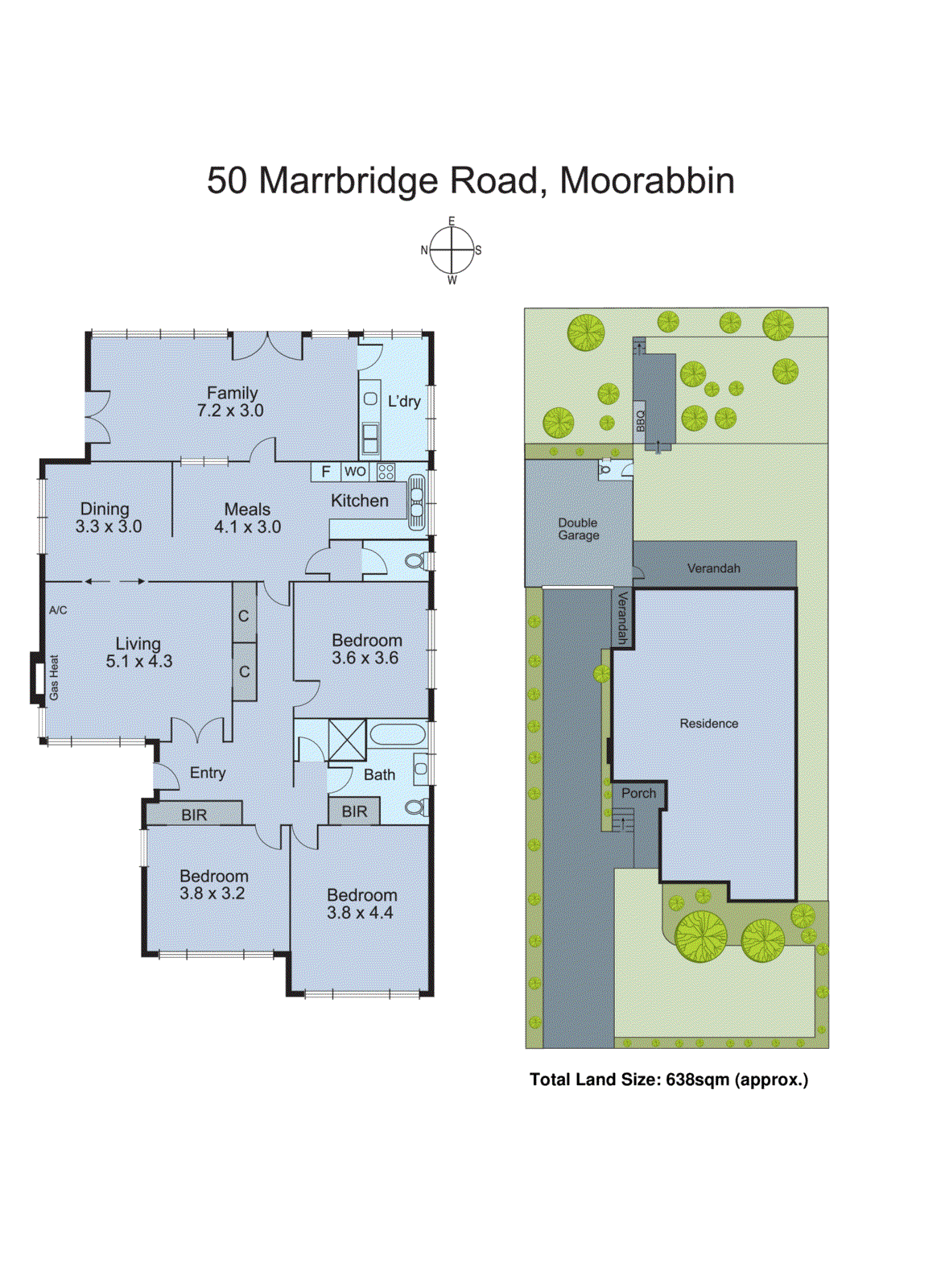 50 Marrbridge Road, Moorabbin VIC 3189 - Floorplan