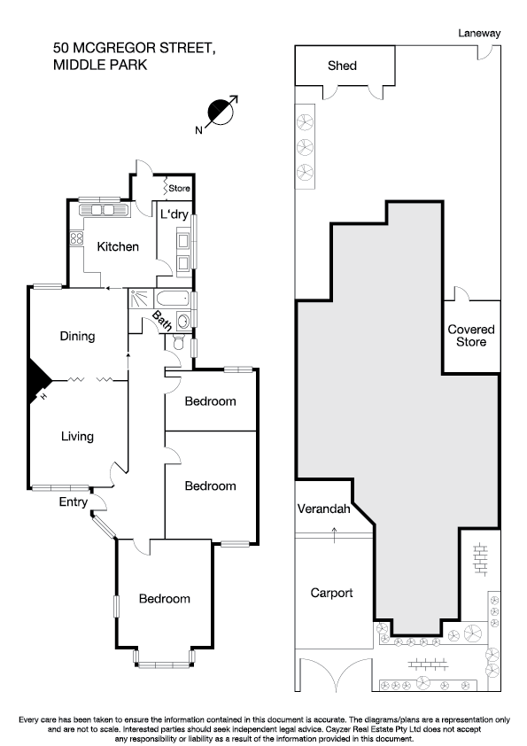 50 McGregor Street, MIDDLE PARK VIC 3206 - Floorplan