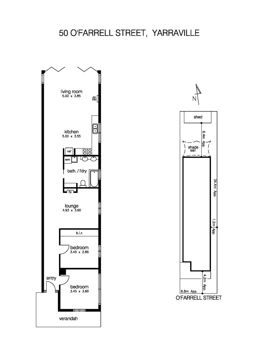 50 O'farrell Street, YARRAVILLE VIC 3013 - Floorplan