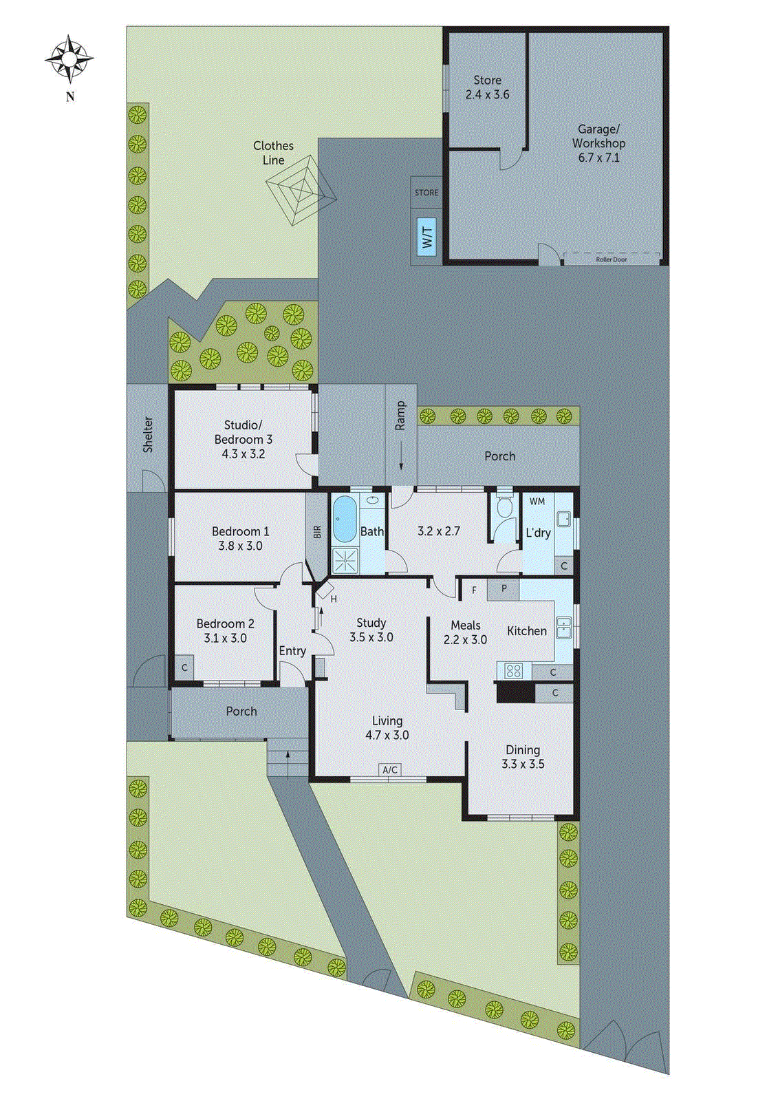 50 Portarlington Road, Newcomb VIC 3219 - Floorplan