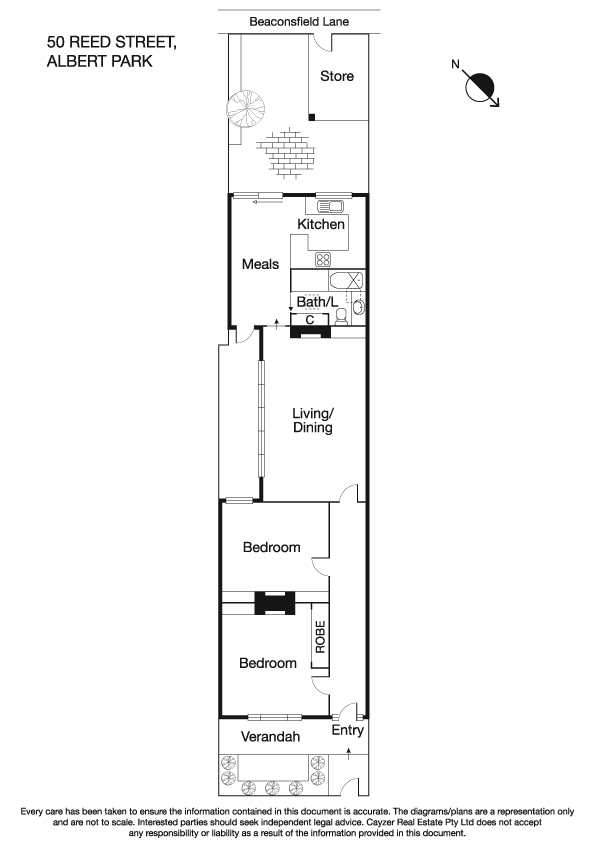 50 Reed Street, ALBERT PARK VIC 3206 - Floorplan