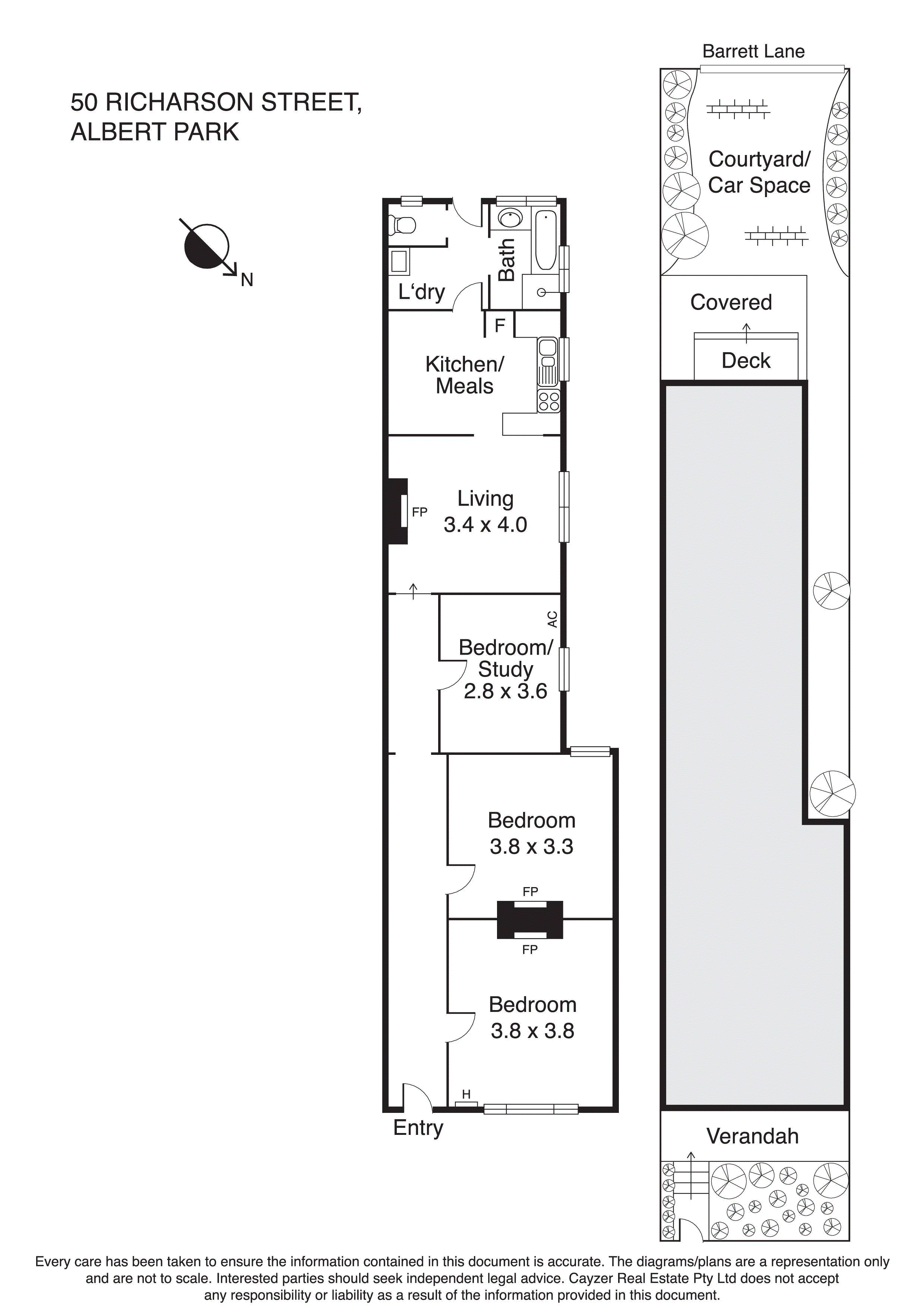 50 Richardson Street, ALBERT PARK VIC 3206 - Floorplan