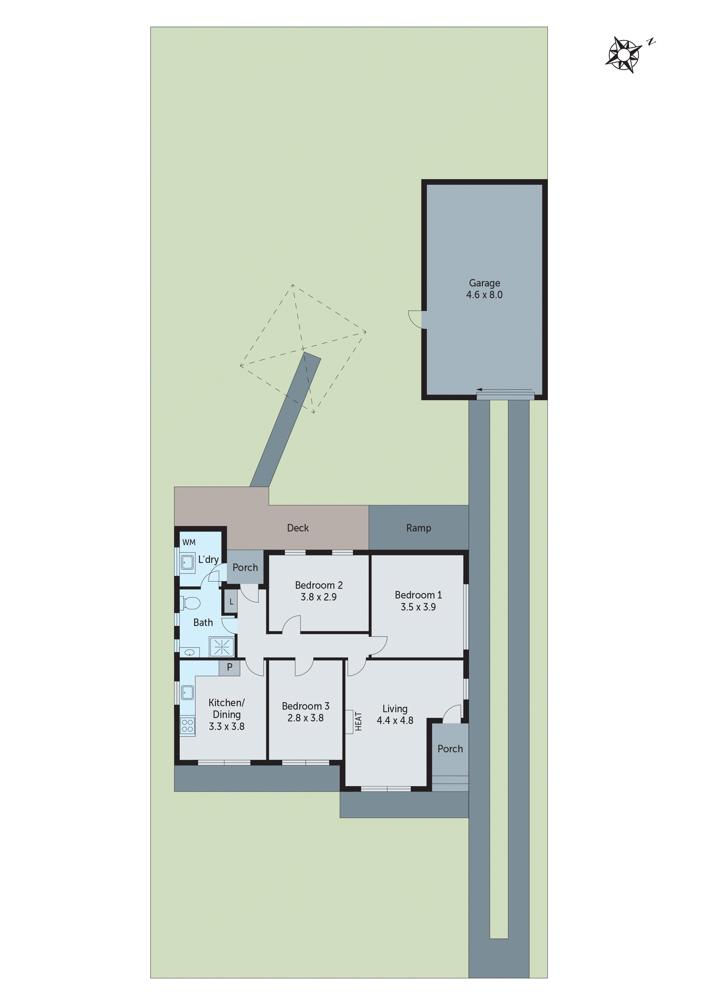 50 Swallow Crescent, Norlane VIC 3214 - Floorplan