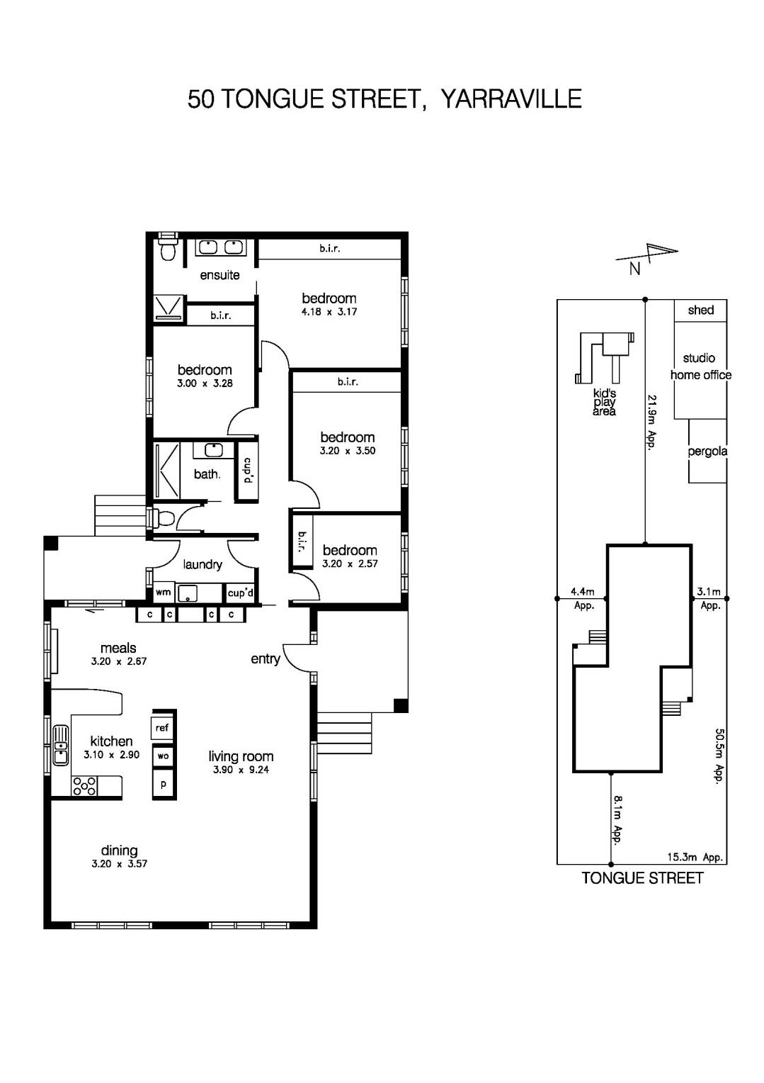 50 Tongue Street, YARRAVILLE VIC 3013 - Floorplan