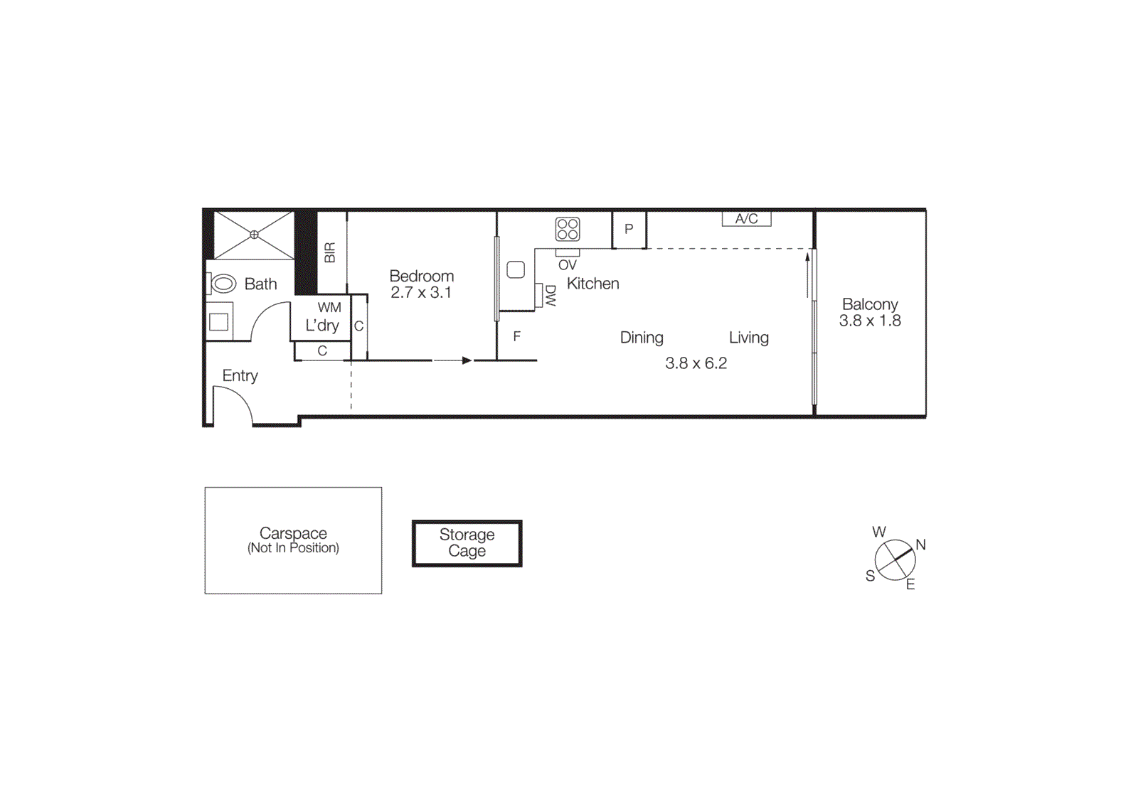 501/101 Bay Street, Port Melbourne VIC 3207 - Floorplan