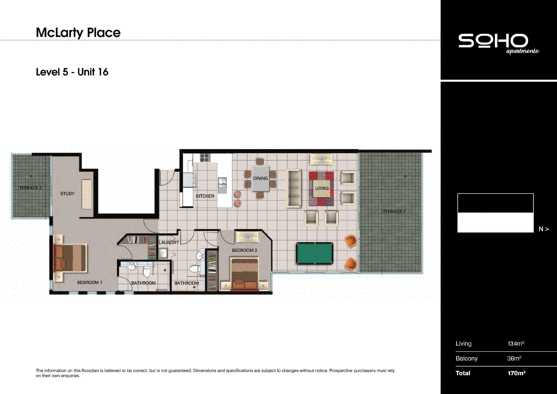 501/8-10 McLarty Place, Geelong VIC 3220 - Floorplan