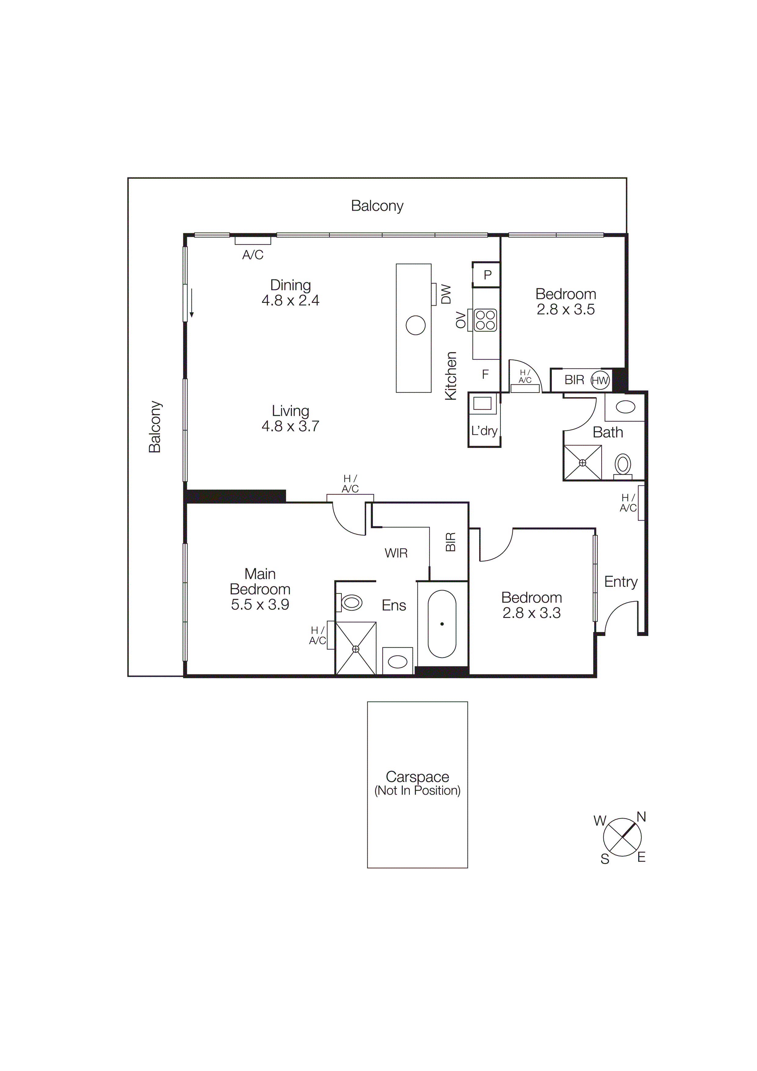 501/82 Queens Road, Melbourne VIC 3004 - Floorplan