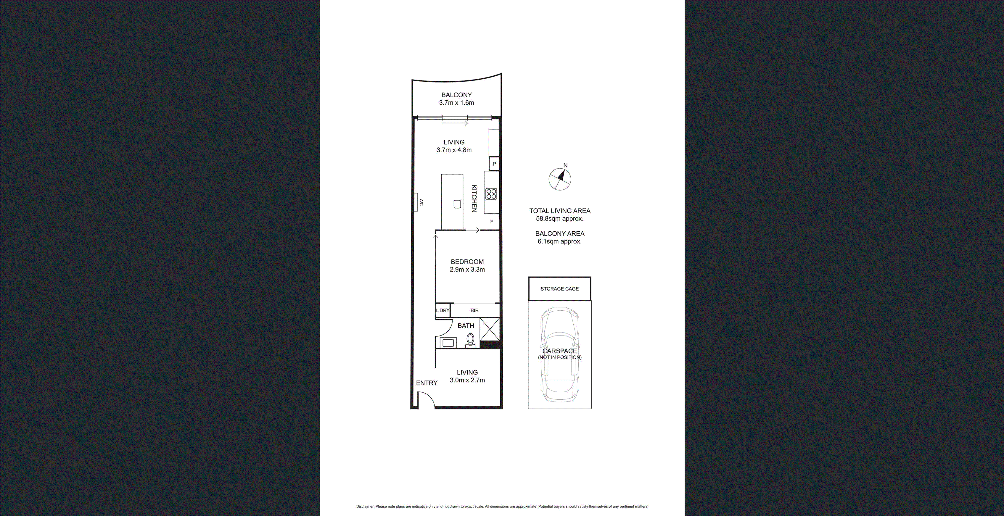 501/97 Palmerston Crescent, South Melbourne VIC 3205 - Floorplan