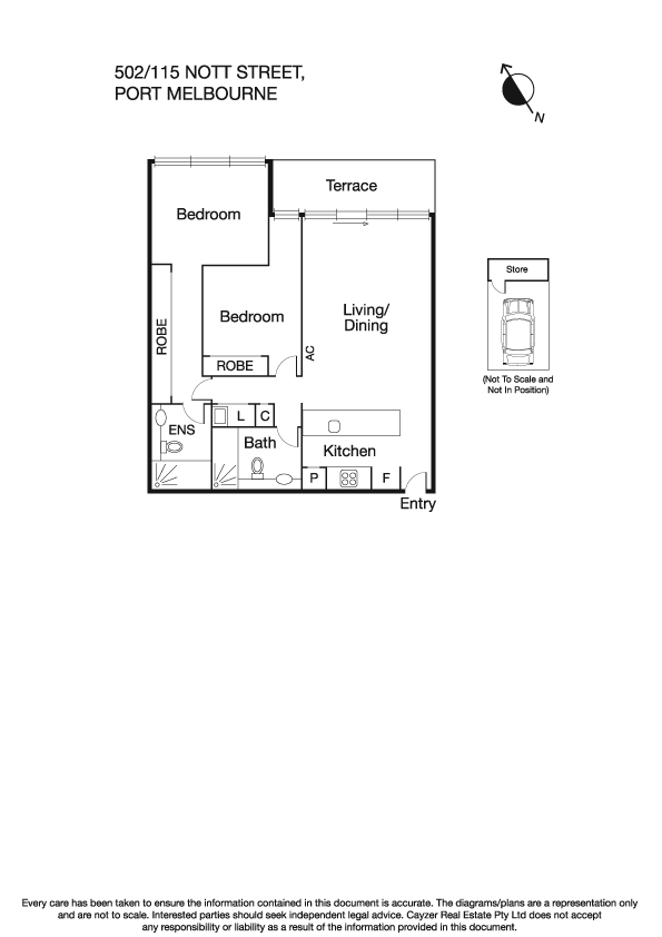502/115 Nott Street, PORT MELBOURNE VIC 3207 - Floorplan