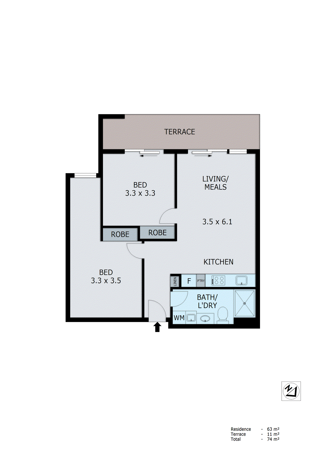 502/1228 Nepean Highway, Cheltenham VIC 3192 - Floorplan