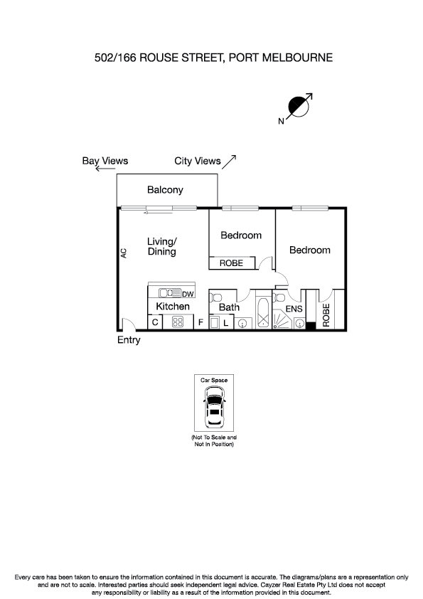502/166 Rouse Street, PORT MELBOURNE VIC 3207 - Floorplan