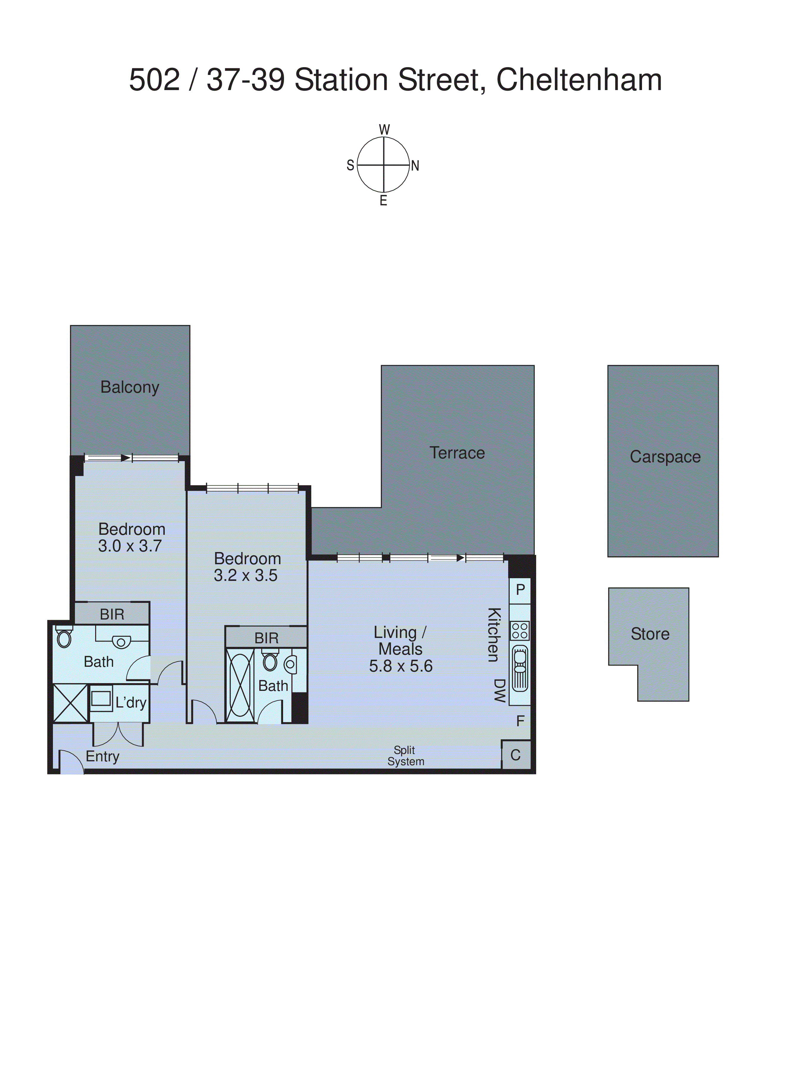 502/37-39 Station Road, Cheltenham VIC 3192 - Floorplan