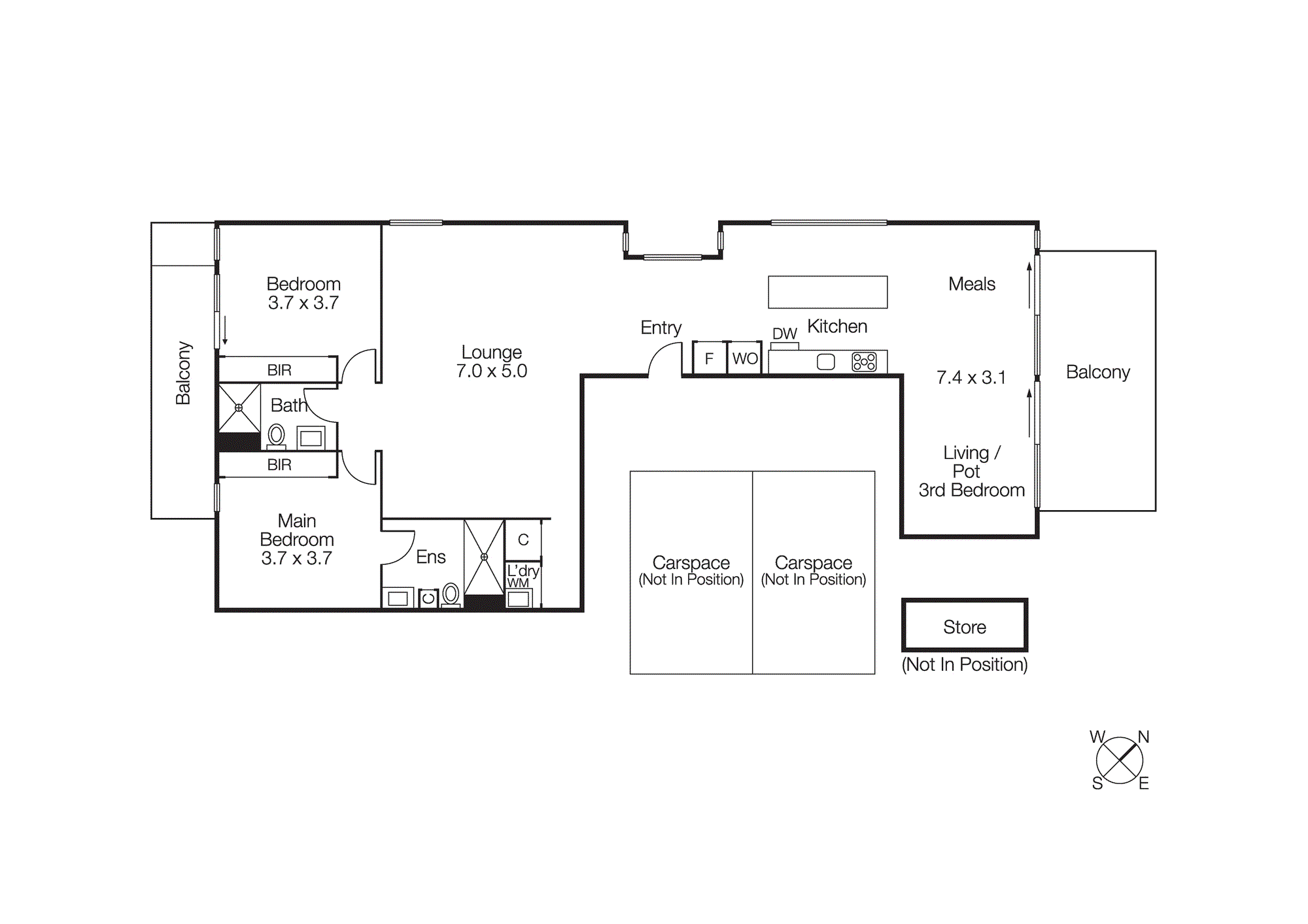 502/63-69 Rouse Street, Port Melbourne VIC 3207 - Floorplan