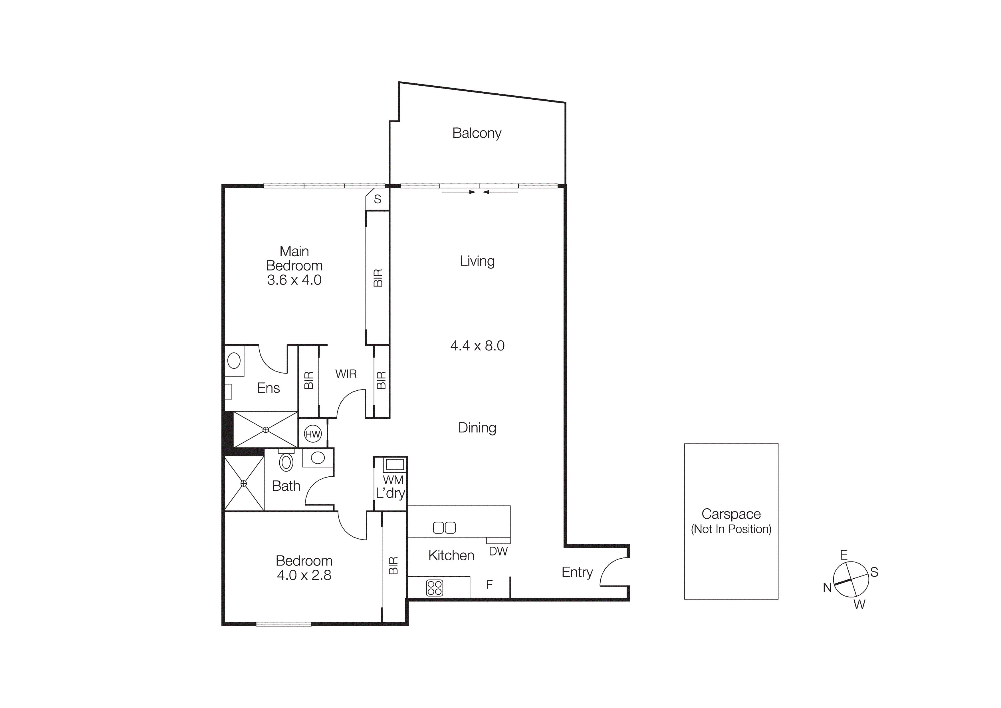 502/77 Nott Street, Port Melbourne VIC 3207 - Floorplan