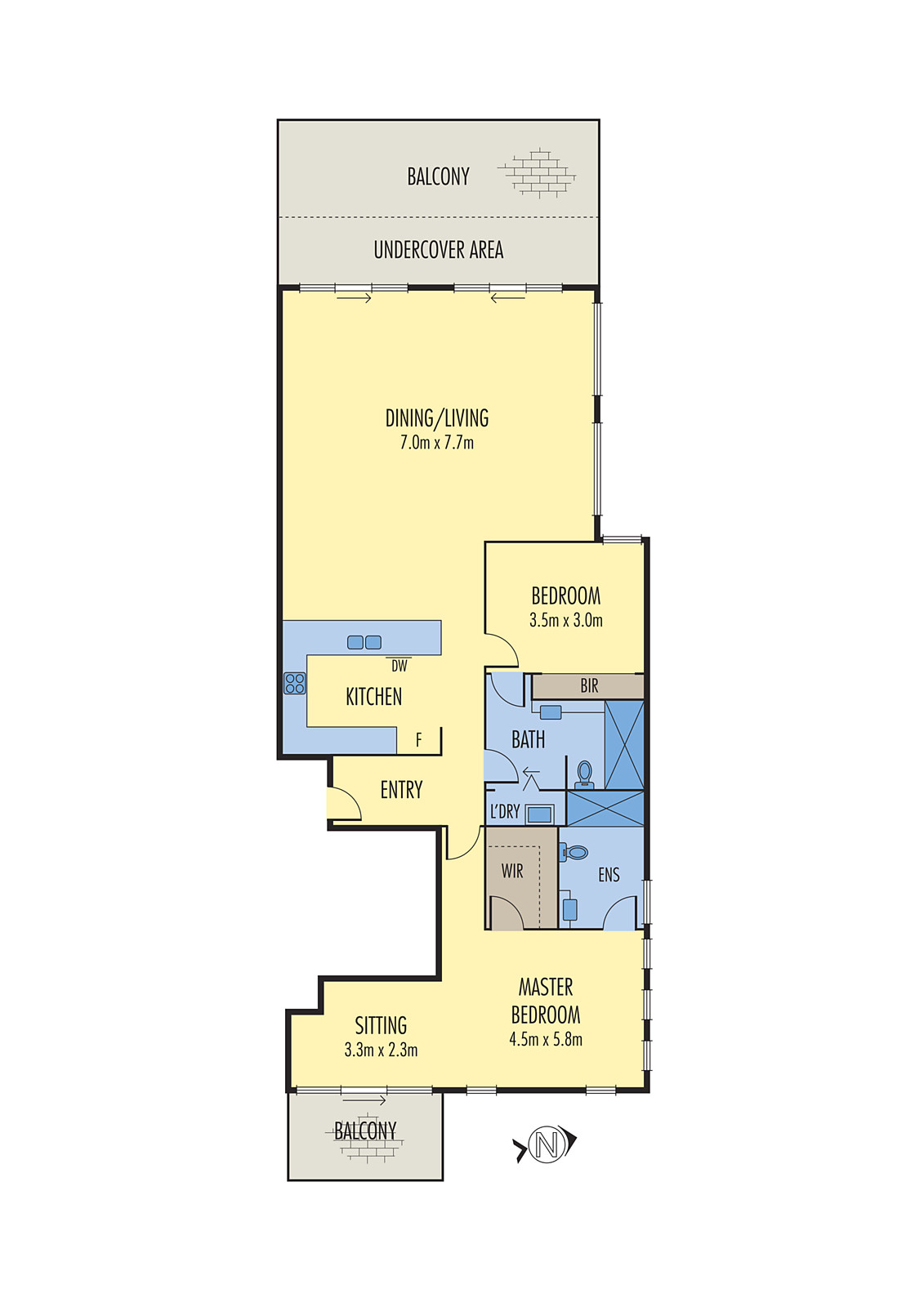 502/8-10 McLarty Place, Geelong VIC 3220 - Floorplan