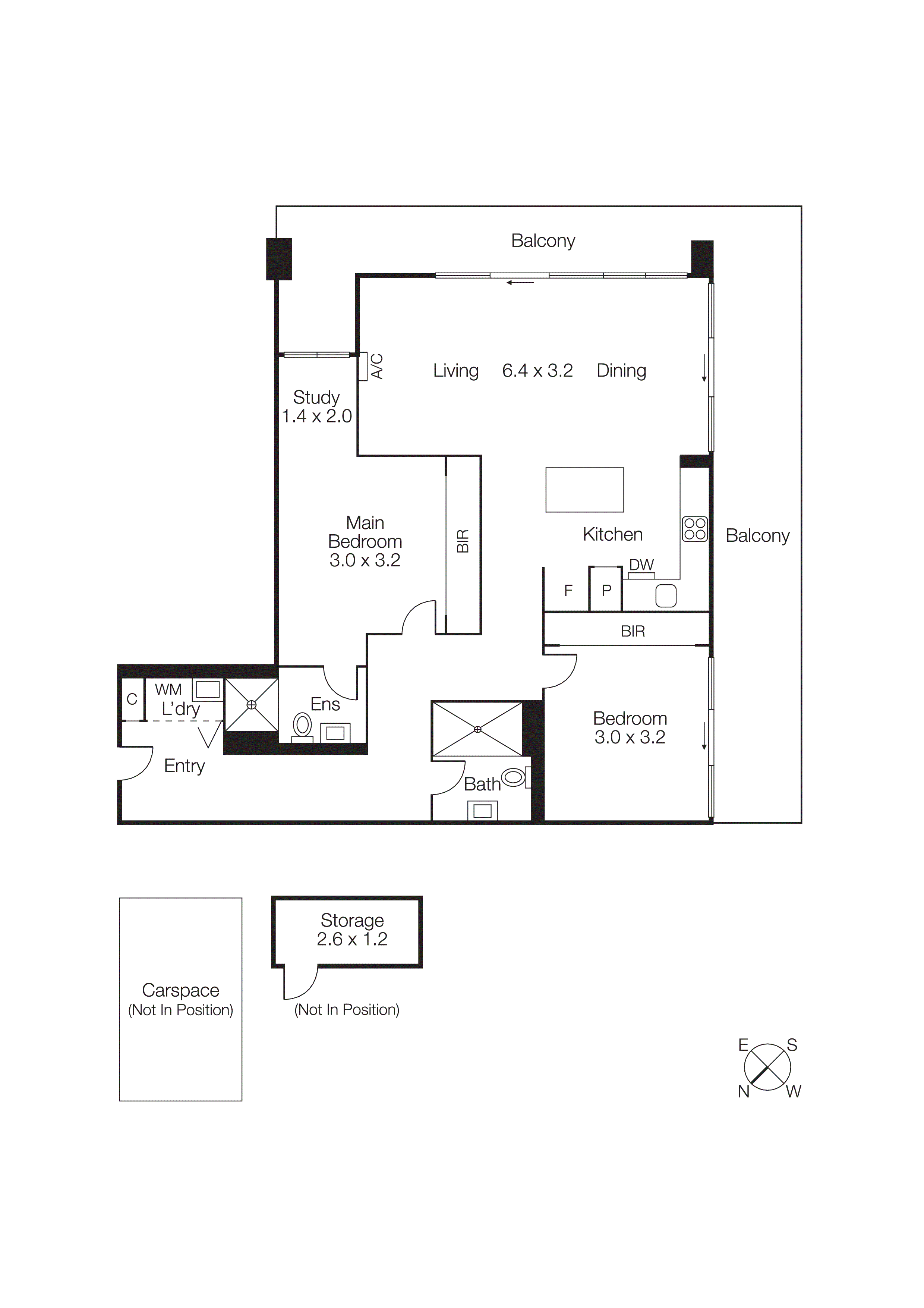 502/99 Dow Street, Port Melbourne VIC 3207 - Floorplan