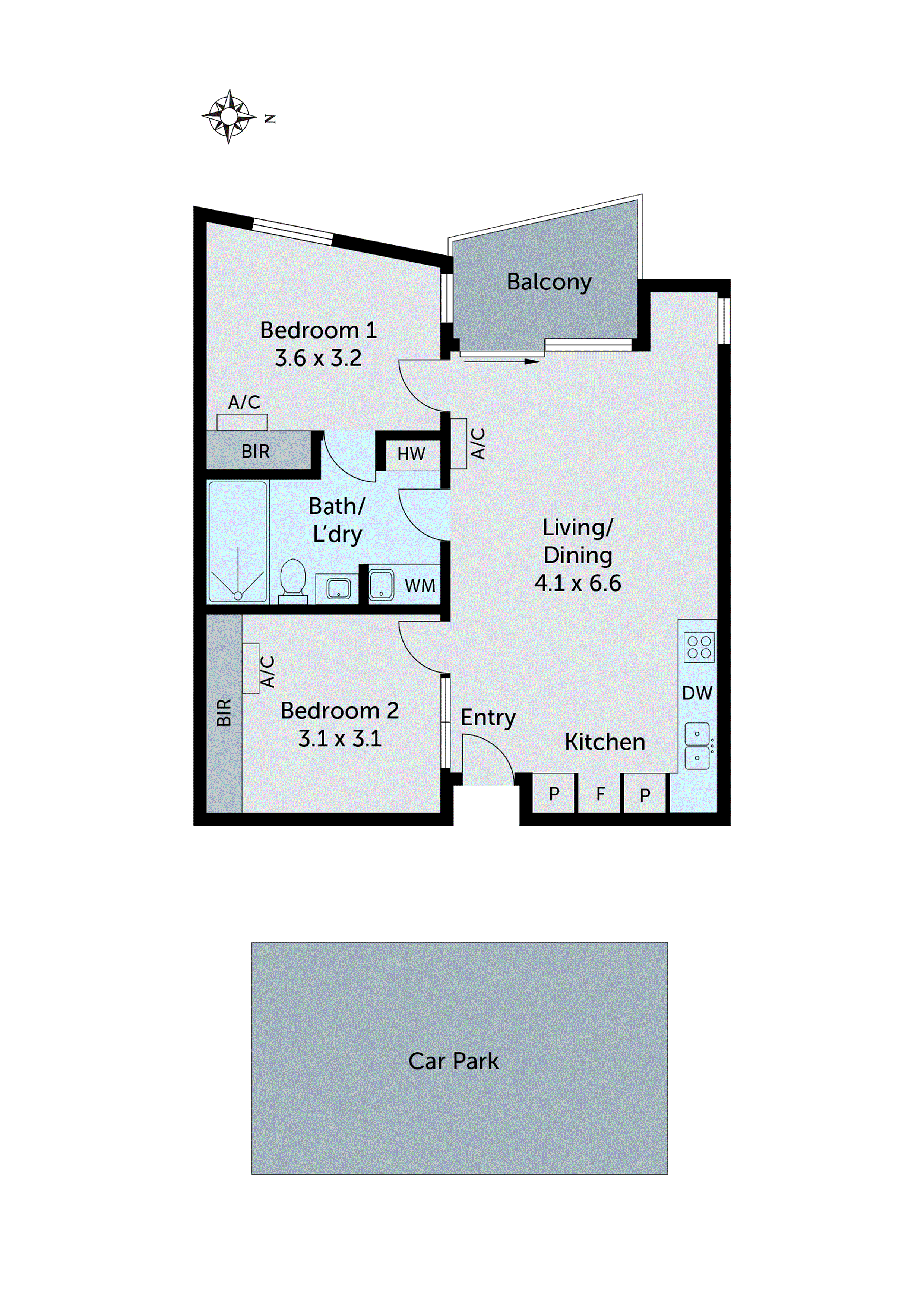 503/100 Western Beach Road, Geelong VIC 3220 - Floorplan