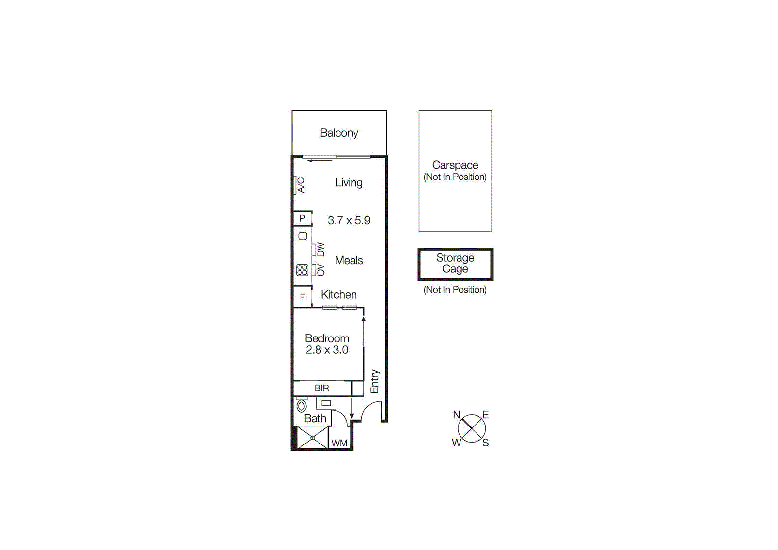 503/18 Grey Street, St Kilda VIC 3182 - Floorplan