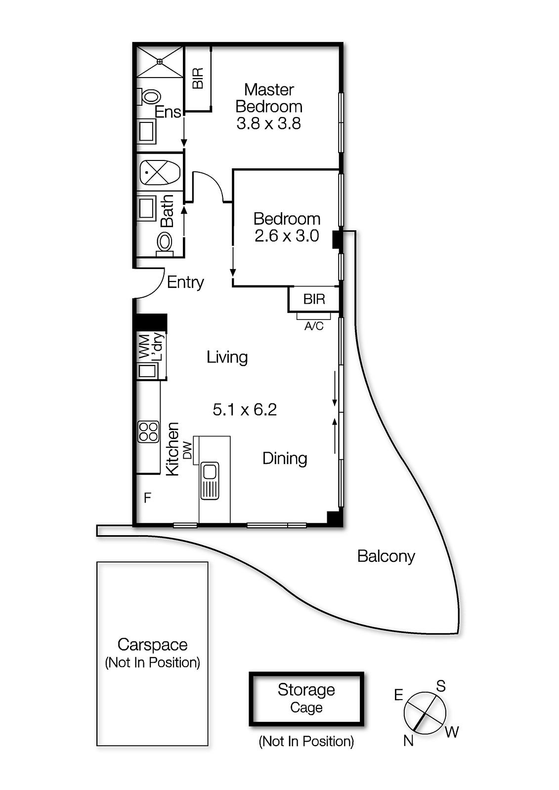503/232-242 Rouse Street, Port Melbourne VIC 3207 - Floorplan