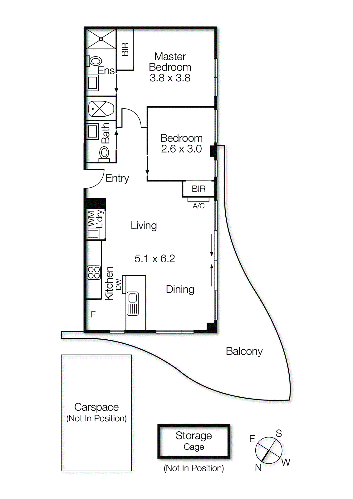 503/232-242 Rouse Street, Port Melbourne VIC 3207 - Floorplan