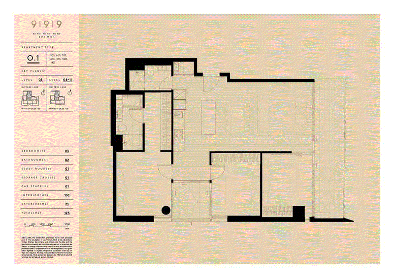 503/999 Whitehorse Road, Box Hill VIC 3128 - Floorplan