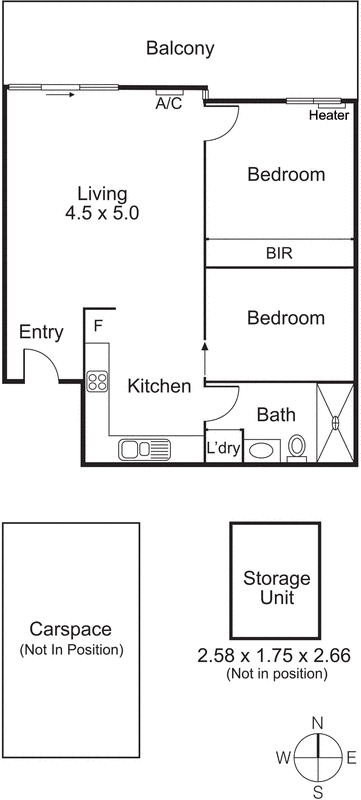 503F/7 Greeves Street, St Kilda VIC 3182 - Floorplan