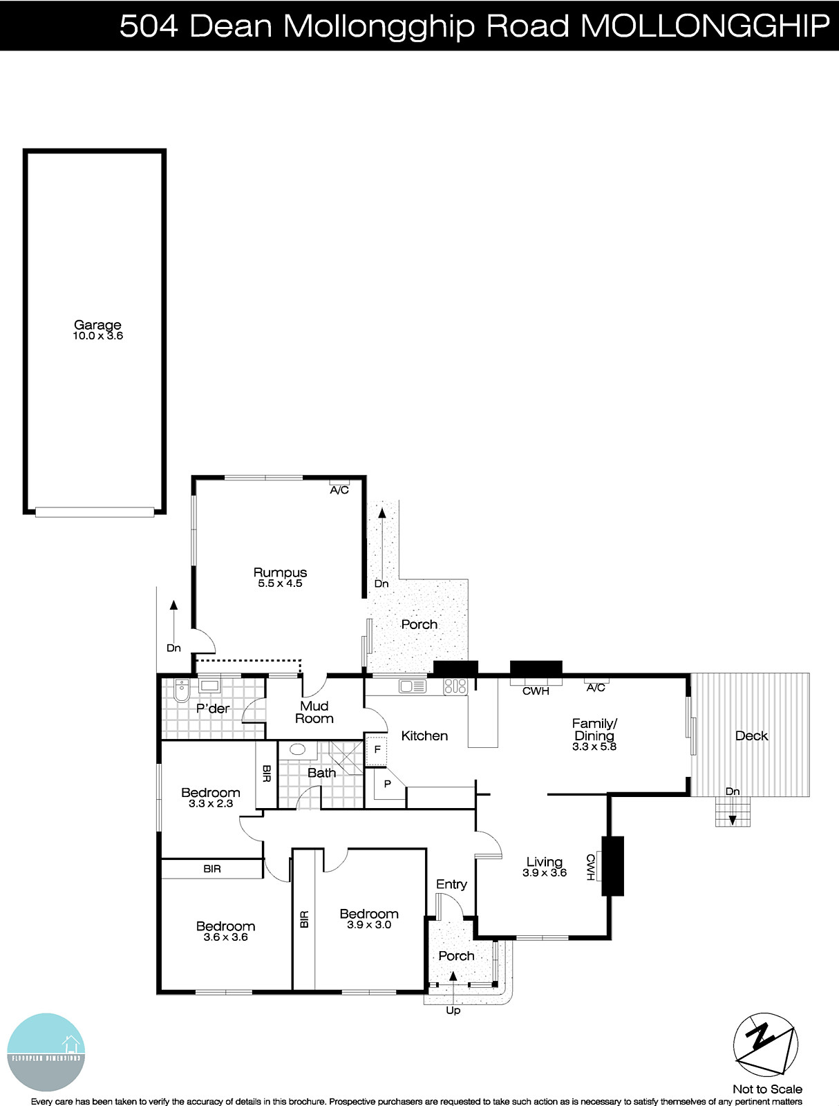 504 Dean-Mollongghip Road, Mollongghip VIC 3352 - Floorplan