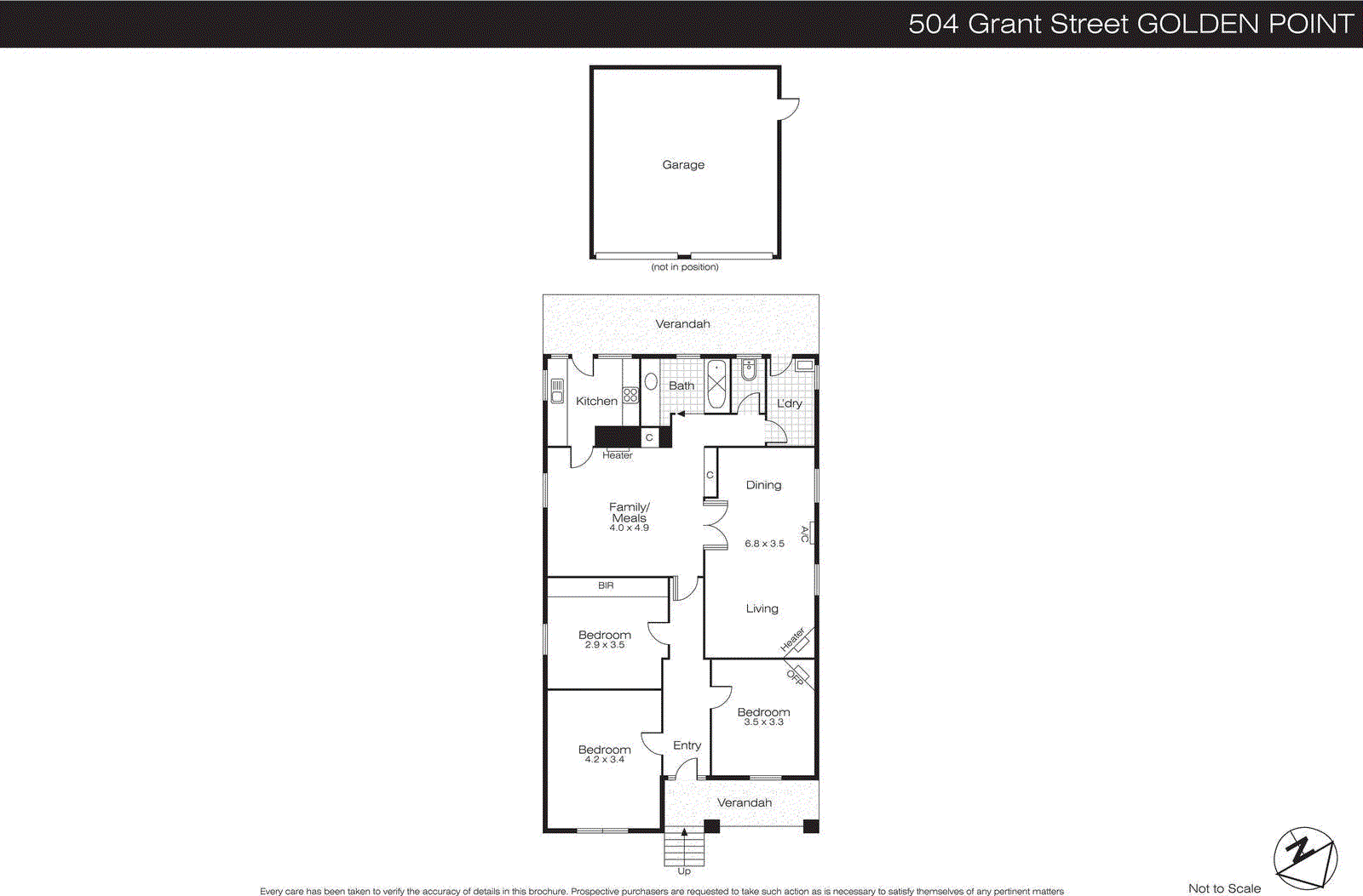 504 Grant Street, Golden Point VIC 3350 - Floorplan