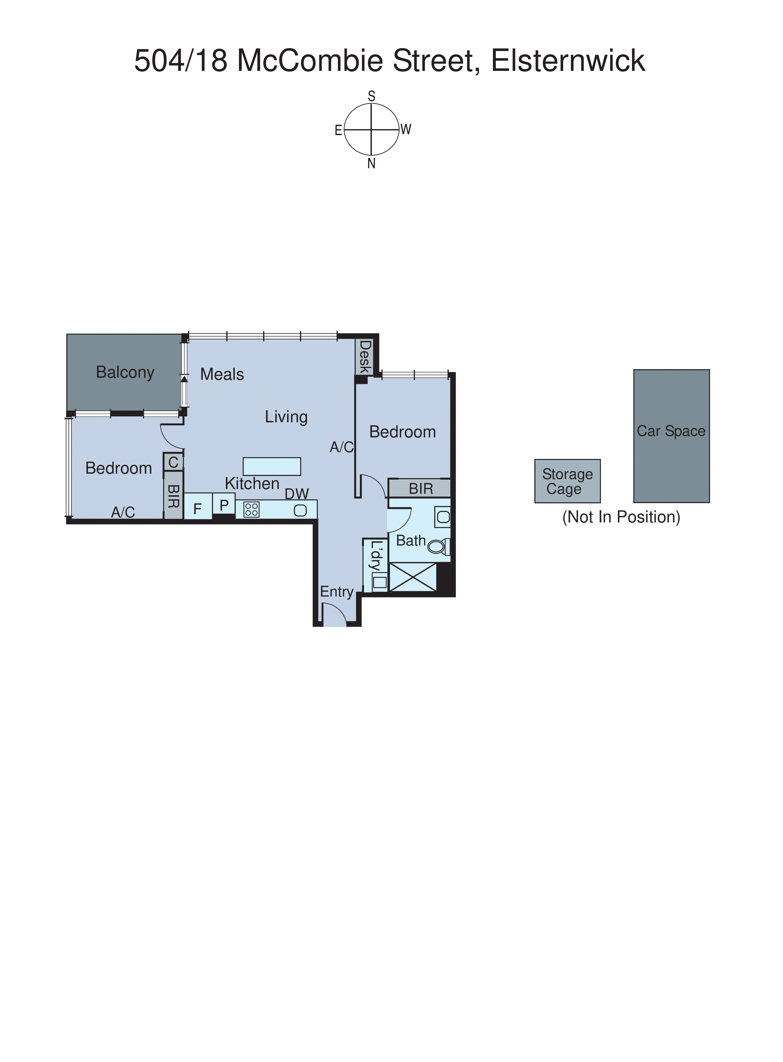 504/18 McCombie Street, Elsternwick VIC 3185 - Floorplan