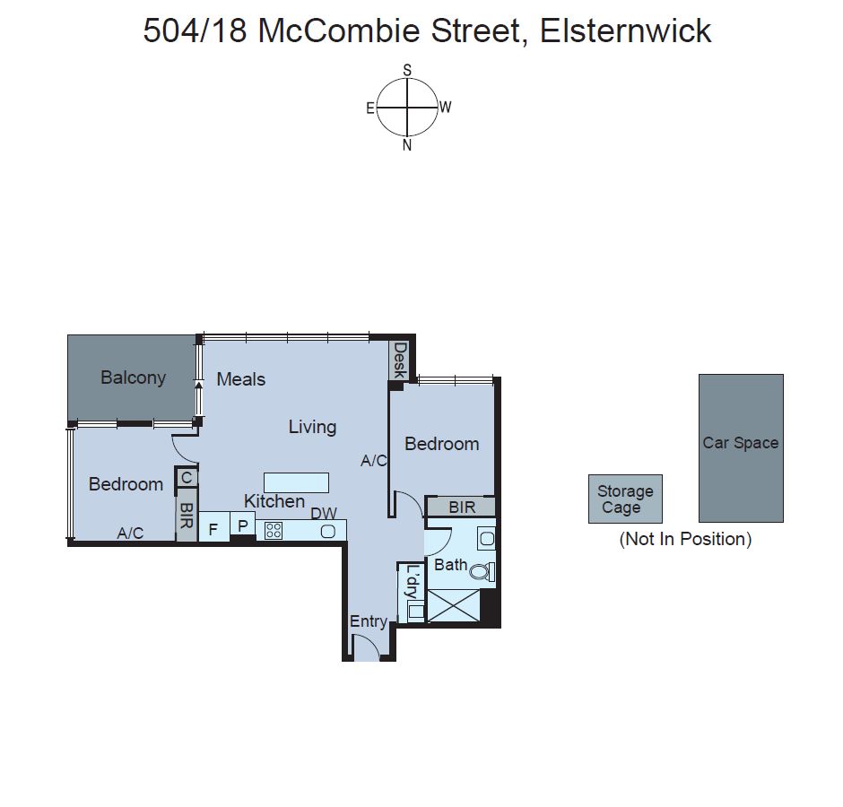 504/18 McCombie Street, Elsternwick VIC 3185 - Floorplan